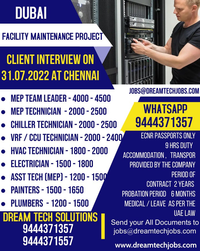 FACILITY MAINTENANCE JOB