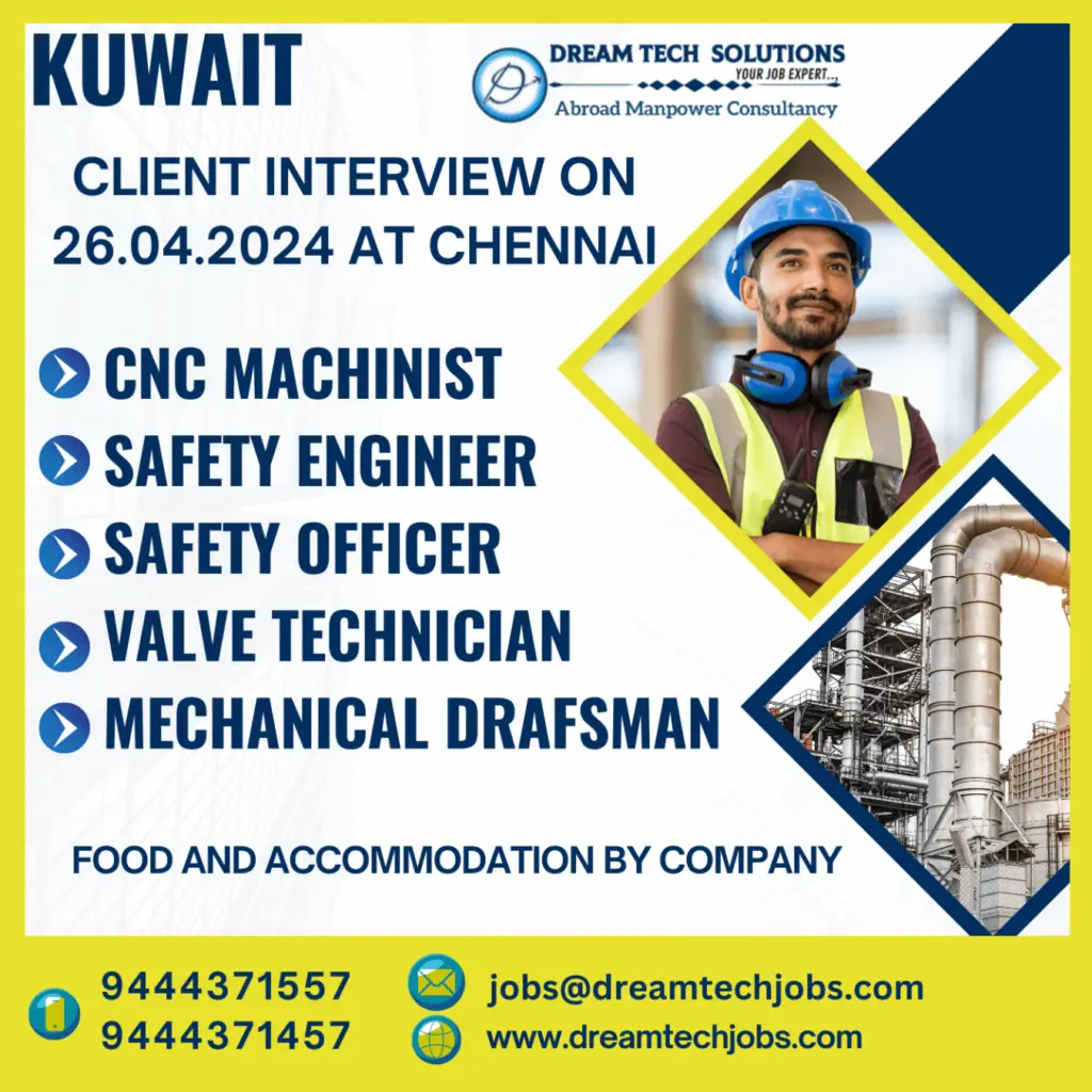 cnc machine operator jobs in kuwait