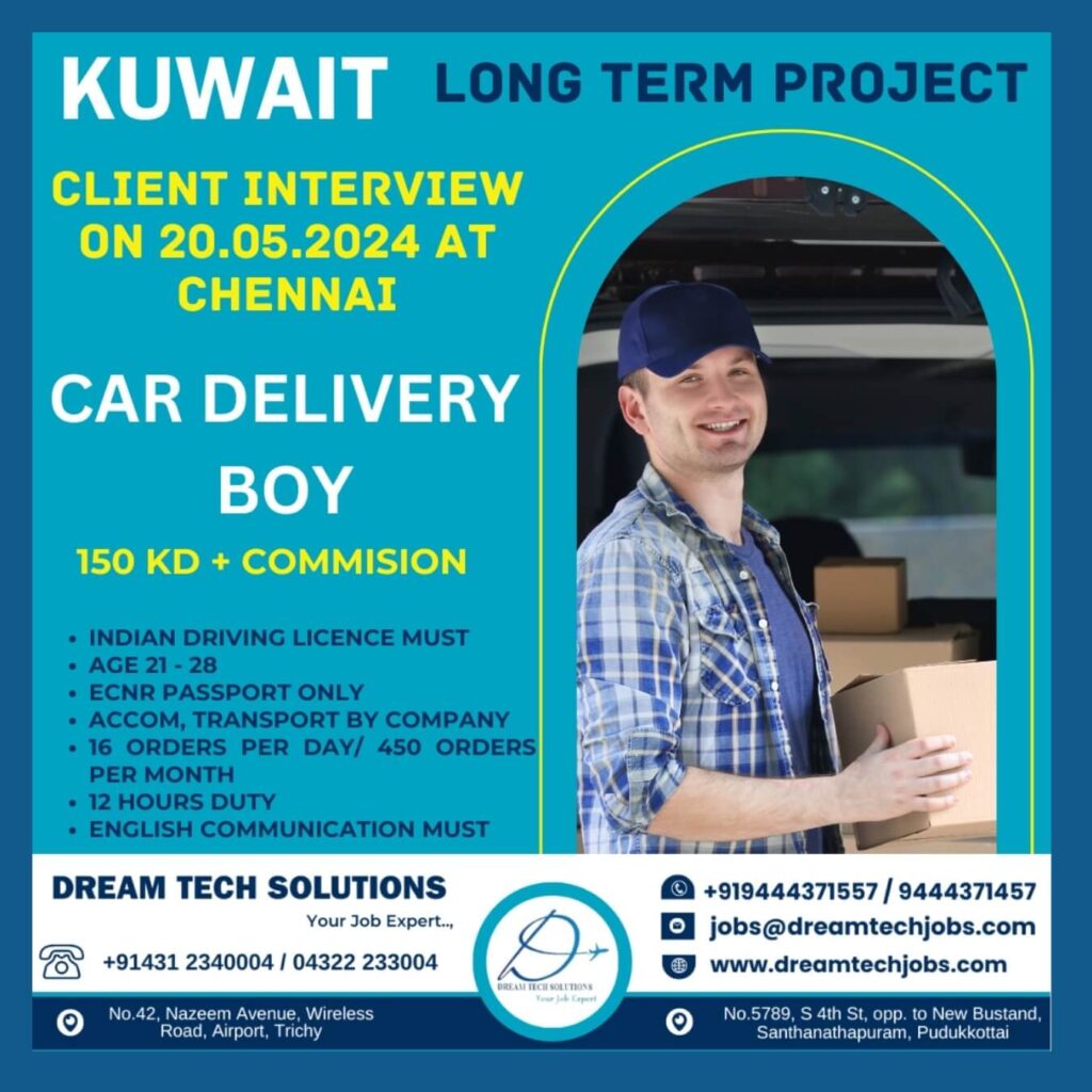kuwait jobs for indian freshers