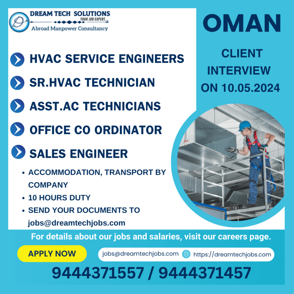 oman hvac technician jobs