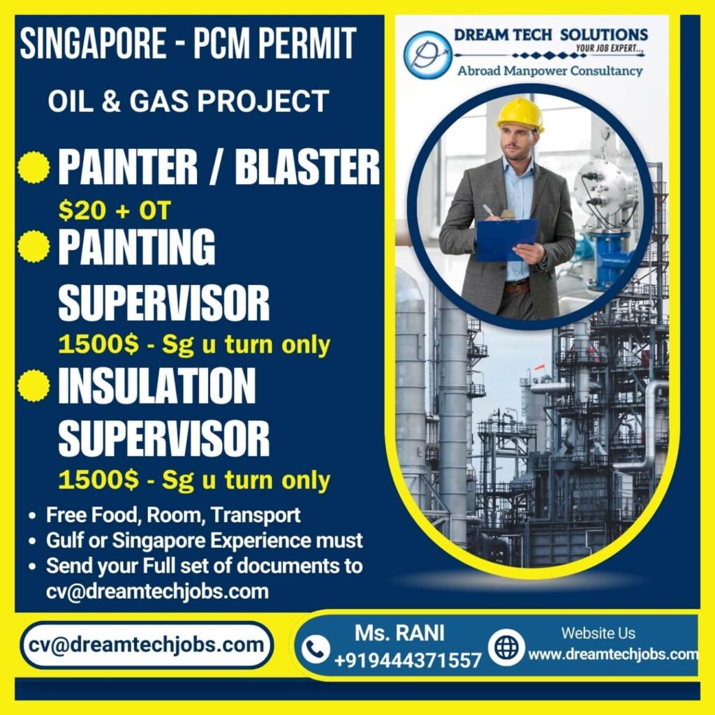 Singapore Jobs for Indians