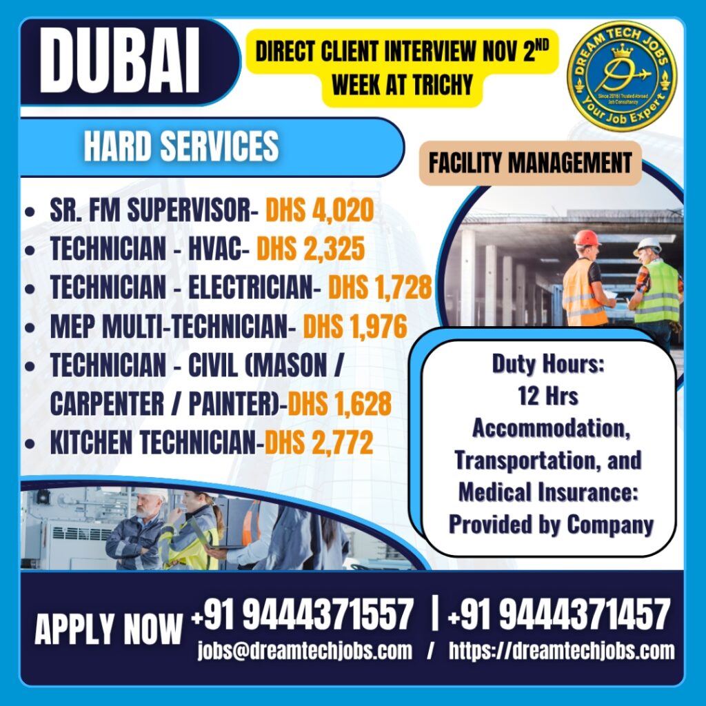 Dubai Cleaning Jobs