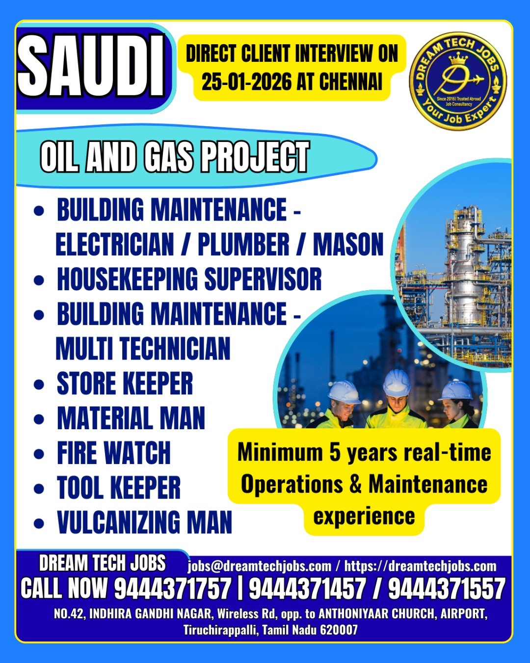 Saudi Oil & Gas Operations & Maintenance Project