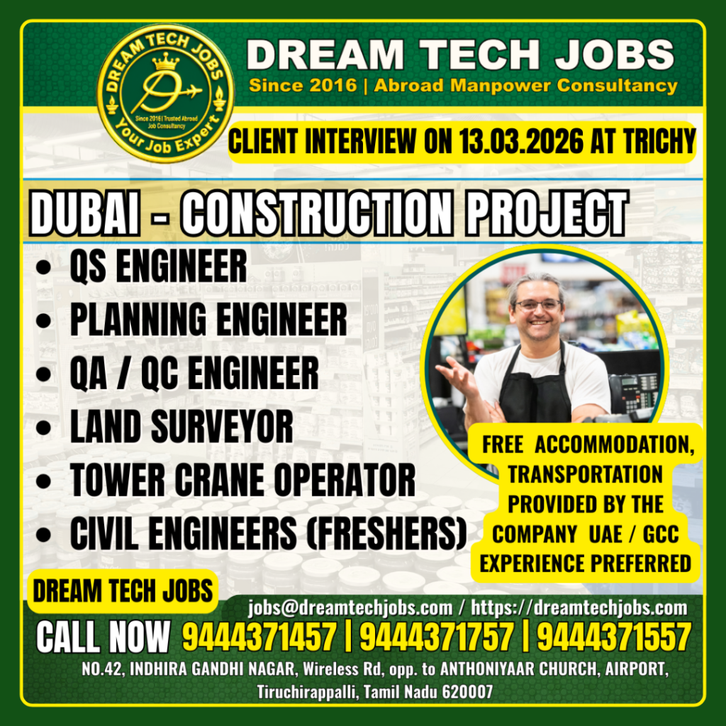 Dubai Construction Project Jobs 2026 9 13.03.2026
