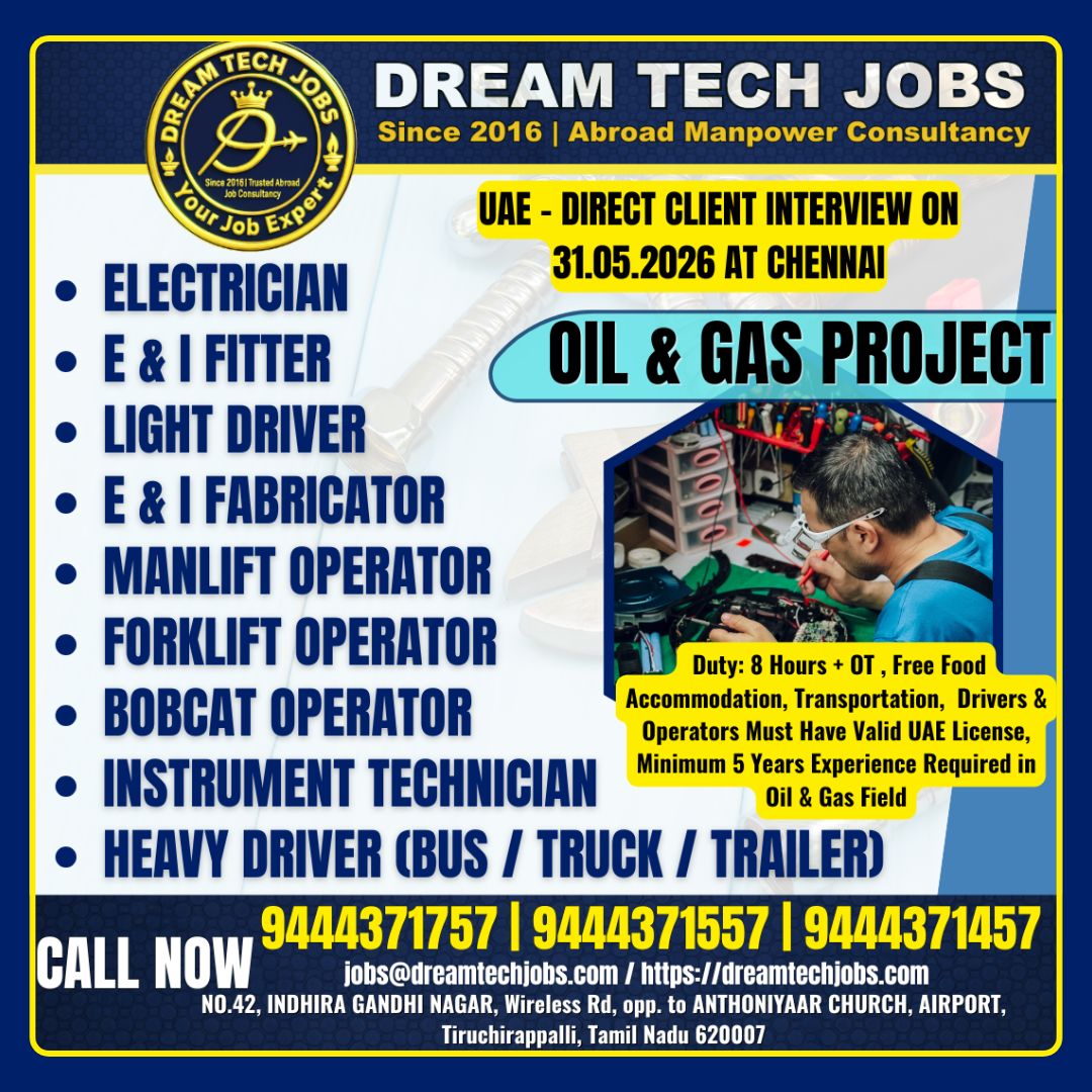UAE Oil and Gas Project Jobs 2026