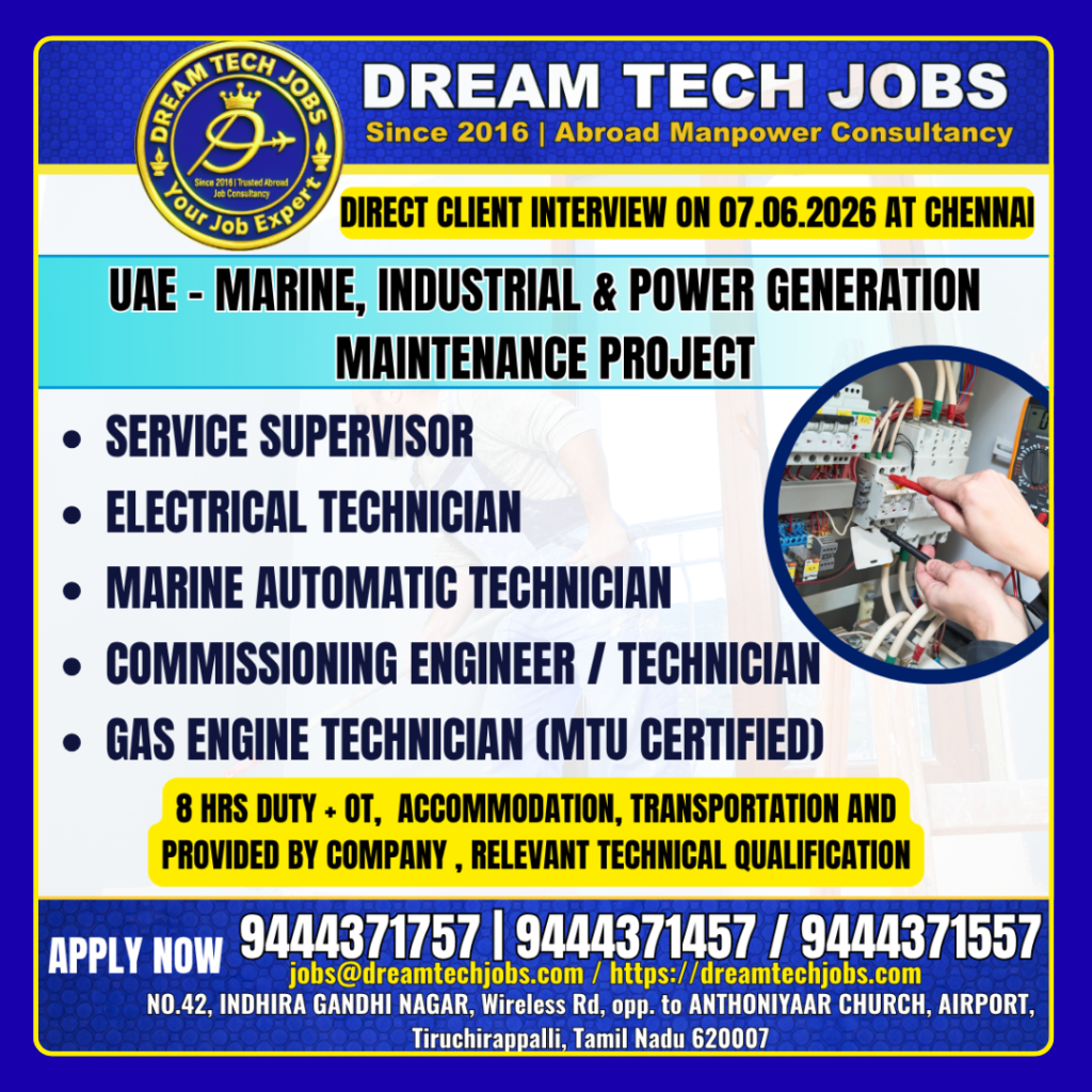 UAE Marine Maintenance Project Jobs 2026 5 UAE 07.06.2026