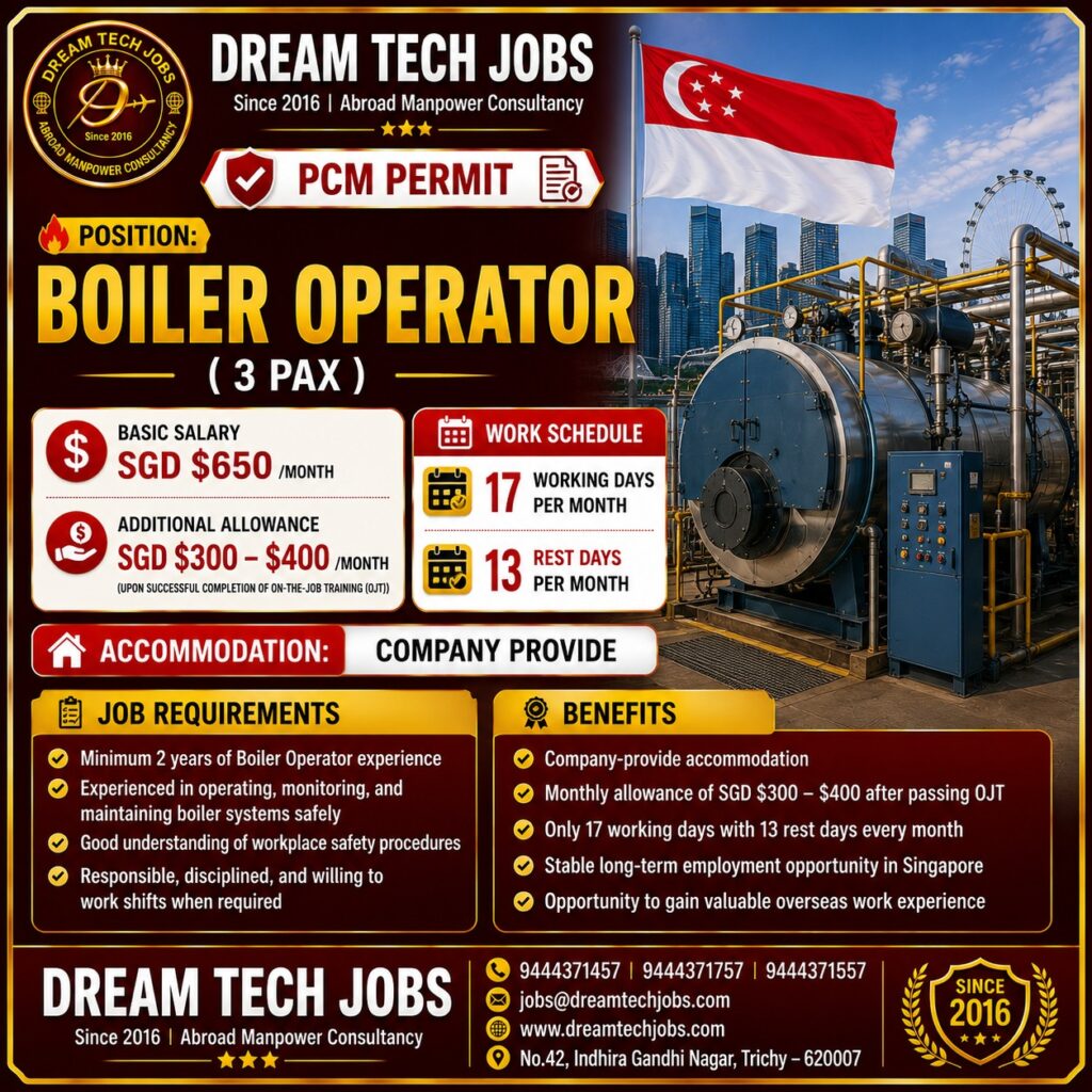 Boiler Operator Jobs in Singapore 2026 | Dream Tech Jobs Trichy 11 dtsp featured 31905 1783343428