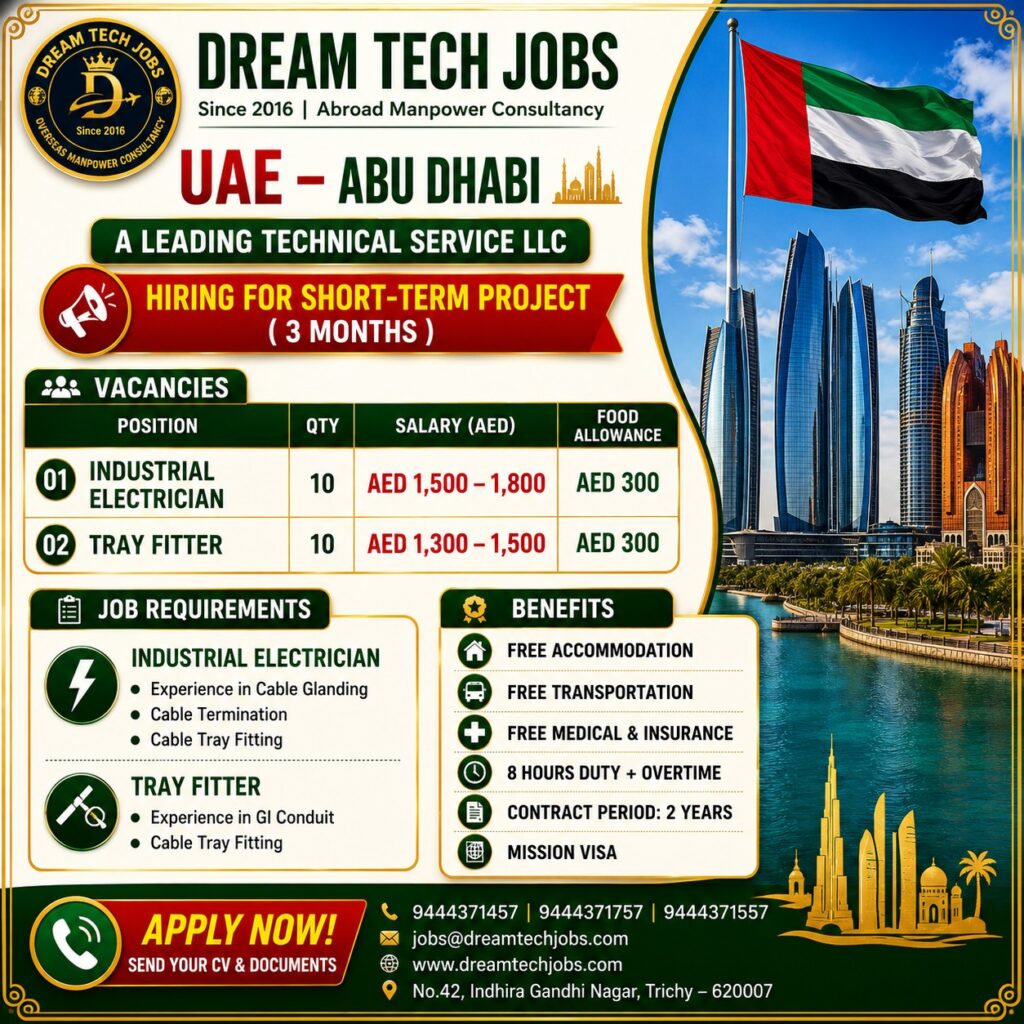 Industrial Electrician Jobs in UAE 2026 | Dream Tech Jobs Trichy 3 dtsp featured 32277 1784719075