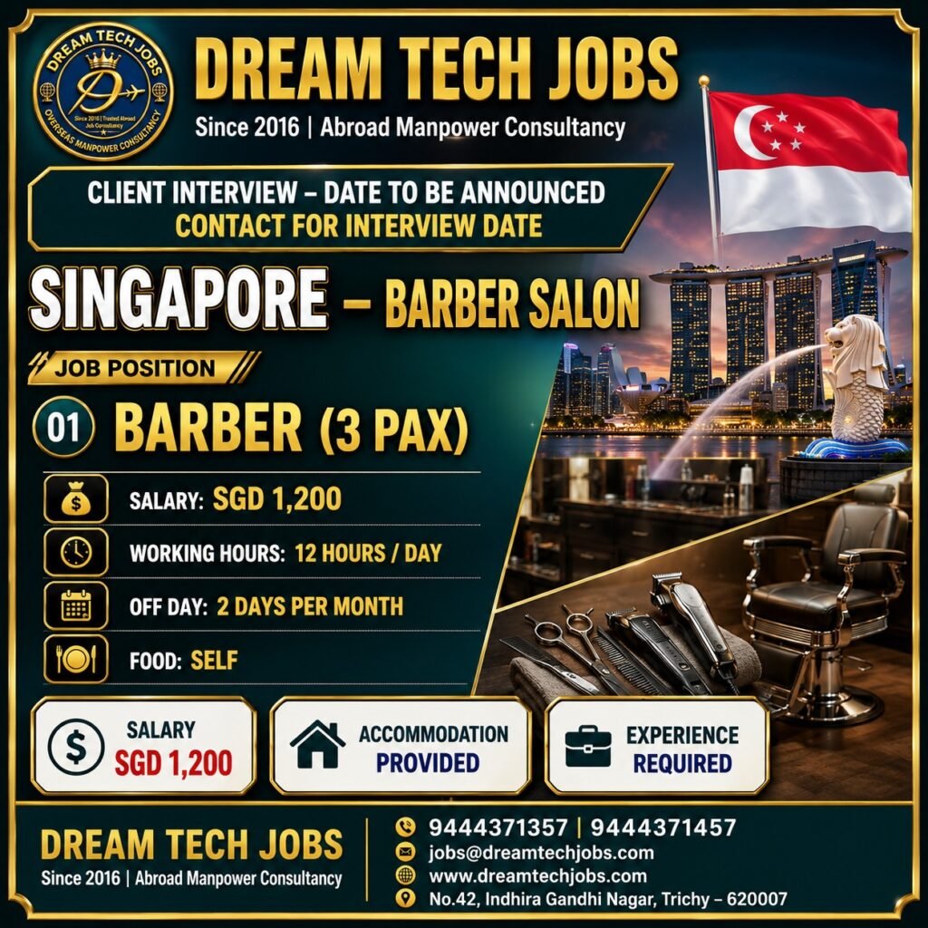 Barber Jobs in Singapore 2026 | Dream Tech Jobs Trichy 19 dtsp featured 32339 1785243315