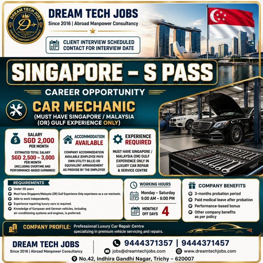 Car Mechanic Jobs in Singapore 2026 | Dream Tech Jobs Trichy 13 dtsp featured 32370 1785504404