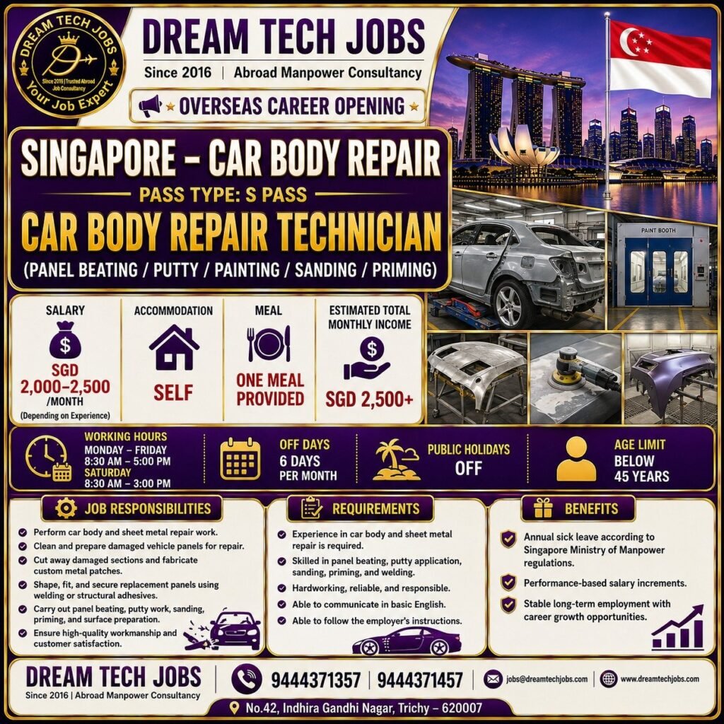 Car Body Repair Technician Jobs in Singapore 2026 | Dream Tech Jobs Trichy 11 dtsp featured 32389 1785586921